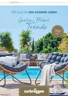 Aktueller Zurbrüggen Prospekt "Garten-Möbel Trends!" mit 112 Seiten