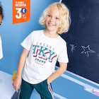 La Halle Ambérieu-en-Bugey - Promo T-shirt col rond manches courtes coton blanc garçon Promo T-shirt col rond manches courtes coton blanc garçon à 3,00 € dans le catalogue La Halle à Ambérieu-en-Bugey