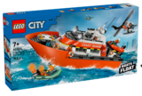 Le bateau de sauvetage et l’hélicoptère des garde-côtes - LEGO CITY à 99,99 € dans le catalogue La Grande Récré