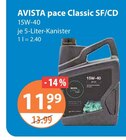 pace Classic SF/CD Angebote von AVISTA bei V-Markt Regensburg für 11,99 €