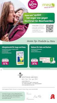 Aktueller mea - meine apotheke Prospekt (Oberhausen, 4 Seiten zum blättern mea - meine apotheke Prospekt Unsere März-Angebote mit 4 Seiten