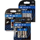 SUR TOUS LES PACKS DE PILES I-TECH - CARREFOUR en promo chez Carrefour Market Saint-Étienne