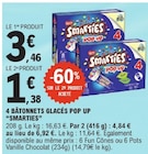 4 bâtonnets glacés pop up - SMARTIES dans le catalogue E.Leclerc