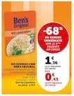 Riz Express 2 mn - BEN'S ORIGINAL en promo chez Super U Brive-la-Gaillarde à 0,43 €