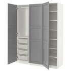 Aktuelles Kleiderschrank weiß/grau 150x60x201 cm Angebot bei IKEA in Potsdam ab 680,00 €