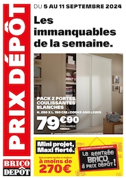 Brico Dépôt Catalogue "Les immanquables de la semaine", 1 page, Rocheville,  05/09/2024 - 11/09/2024