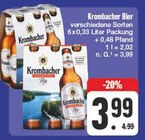 Bier Angebote von Krombacher bei EDEKA Roth für 3,99 €