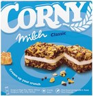 Müsliriegel Milch Classic oder Müsliriegel Schoko Angebote von Corny bei REWE Darmstadt für 0,20 €