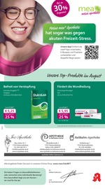 Aktueller mea - meine apotheke Apotheken Prospekt in Neustrelitz und Umgebung, "Unsere August-Angebote" mit 4 Seiten, 01.08.2025 - 31.08.2025