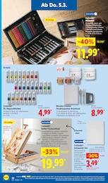 Staffelei Angebot im aktuellen Lidl Prospekt auf Seite 44