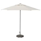 Sonnenschirm mit Ständer helles Graubeige/Huvön grau Angebote von JOGGESÖ bei IKEA Brandenburg für 114,99 €