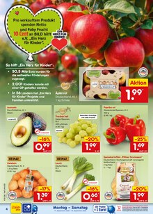 Gemüse im Netto Marken-Discount Prospekt "Aktuelle Angebote" mit 67 Seiten (Mannheim)