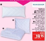 Kopfkissen im Angebot bei Marktkauf in Fürth Kopfkissen Angebote von Schiesser bei Marktkauf Fürth für 19,95 €