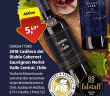 2018 Casillero del Diablo Cabernet Sauvignon Merlot Valle Central, Chile bei ALDI SÜD in Stuttgart 2018 Casillero del Diablo Cabernet Sauvignon Merlot Valle Central, Chile im Angebot bei ALDI SÜD Stuttgart für 5,49 €