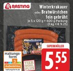 Aktuelles Winterkrakauer oder Bratwürstchen fein gebrüht Angebot bei EDEKA in Essen ab 5,55 €