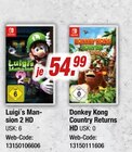 Luigi's Mansion 2 HD oder Donkey Kong Country Returns HD bei expert im Dillenburg Prospekt für 54,99 €