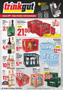 Aktueller Trinkgut Prospekt "Aktuelle Angebote" Seite 1 von 6 Seiten für Grevenbroich