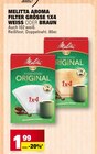 Aroma Filter Größe 1x4 im Angebot bei E center in Ludwigshafen Aroma Filter Größe 1x4 Angebote von Melitta bei E center Ludwigshafen für 1,99 €