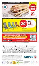 Chaise en promo dans le catalogue Super U à la page 32