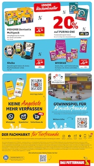 Katzenfutter im Das Futterhaus Prospekt "App laden UND TIERISCH SPAREN" mit 10 Seiten (Mainz)