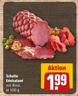 Edelsalami mit Rind im Angebot bei REWE in Falkensee Edelsalami mit Rind Angebote von Schulte bei REWE Falkensee für 1,99 €