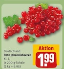 Aktuelle Obst Angebote bei REWE in Berlin Aktuelles Rote Johannisbeeren Angebot bei REWE in Berlin ab 1,99 €