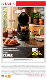 Cafetière en promo dans le catalogue Carrefour Market à la page 2