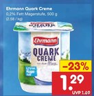 Quark Creme von Ehrmann im aktuellen Netto Marken-Discount Prospekt für 1,29 €