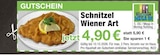 Schnitzel Wiener Art im aktuellen Möbel Inhofer Prospekt für 4,90 €