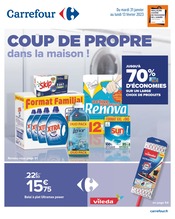 Prospectus Carrefour à Évry, "Coup de propre dans la maison !", 72 pages de promos valables du 31/01/2023 au 13/02/2023