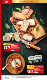 Offre Fromage de chèvre dans le catalogue Lidl du moment à la page 12