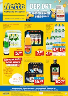 Netto Marken-Discount Prospekt "DER ORT, AN DEM DU IMMER AUSGEZEICHNETE PREISE FINDEST." mit  Seiten (Brüggen (Burggemeinde))