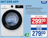 Aktuelle Waschmaschine Angebote bei famila Nordost in Norderstedt Aktuelles gorenje Waschmaschine WNHEI74SAPS/DE Angebot bei famila Nordost in Norderstedt ab 279,00 €