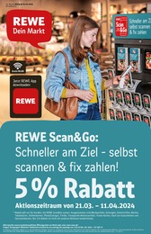 REWE Prospekt "Dein Markt" für Seeheim-Jugenheim, 33 Seiten, 25.03.2024 - 30.03.2024