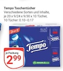 Taschentücher bei GLOBUS im Weischlitz Prospekt für 2,99 €