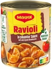 Ravioli in pikanter Sauce im Angebot bei Kaufland in Homburg Ravioli in pikanter Sauce Angebote von Maggi bei Kaufland Homburg für 1,79 €