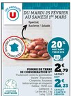 Pomme de terre de consommation - U en promo chez Super U Albi à 2,23 €