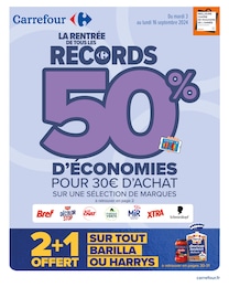 Prospectus Carrefour à Rosny-sous-Bois, "LA RENTRÉE DE TOUS LES RECORDS", 85 pages, 03/09/2024 - 16/09/2024