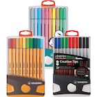 SUR TOUS LES ÉTUIS COLOPARADE DE 20 FEUTRES POINT 88 ET PEN 68 - STABILO dans le catalogue Carrefour
