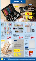 Künstlerbedarf Angebot im aktuellen Lidl Prospekt auf Seite 48