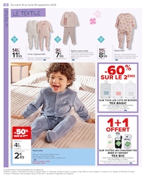 Offre Pyjama Bébé dans le catalogue Carrefour du moment à la page 38
