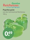 Paprika grün von Gemüse Reichenau im aktuellen V-Markt Prospekt für 0,49 €