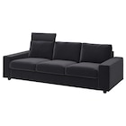 Aktuelles 3er-Sofa mit Nackenkissen mit breiten Armlehnen/Djuparp dunkelgrau mit Nackenkissen mit breiten Armlehnen/Djuparp dunkelgrau Angebot bei IKEA in Bottrop ab 859,00 €