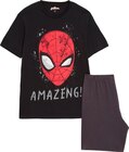 Pyjama court Spiderman homme - MARVEL en promo chez Carrefour Pyjama court Spiderman homme - MARVEL dans le catalogue Carrefour