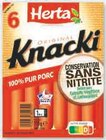 Knacki original 100% pur porc sans nitrite - HERTA en promo à 0,75 € chez Hyper U Knacki original 100% pur porc sans nitrite - HERTA dans le catalogue Hyper U