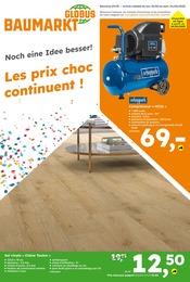 Catalogue Globus-Baumarkt en cours à Haute-Kontz et aux alentours : «GLOBUS BAUMARKT Noch eine Idee besser!» avec 7 pages, valable du 25/02/2025 au 01/03/2025