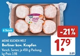 Berliner bzw. Krapfen von Meine Kuchen Welt im aktuellen ALDI SÜD Prospekt für 1,79 €