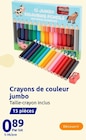 Crayons de couleur - jumbo à 0,89 € dans le catalogue Action