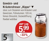 Gewürz- und Kräuterstreuer „Kippo“ Angebote bei V-Markt Memmingen für 5,99 €