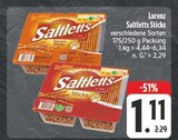 Aktuelles Saltletts Sticks Sesame Angebot bei E center in Dresden ab 1,11 €